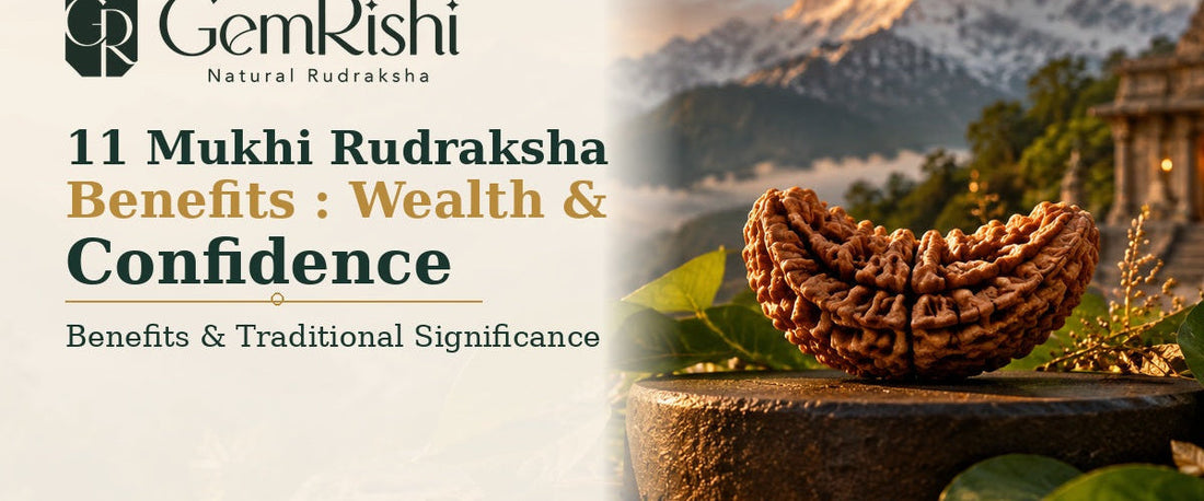 11 Mukhi Rudraksha Benefits: Wealth & Confidence — GemRishi