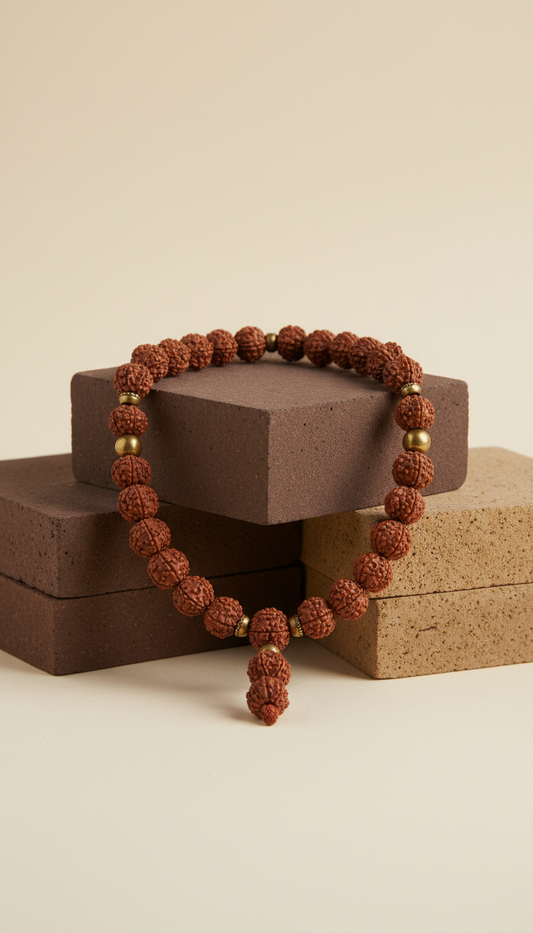 Rudraksha Mala With Silk Thread