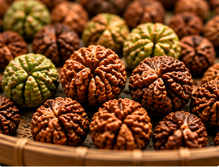 Rudraksha bead selected with care