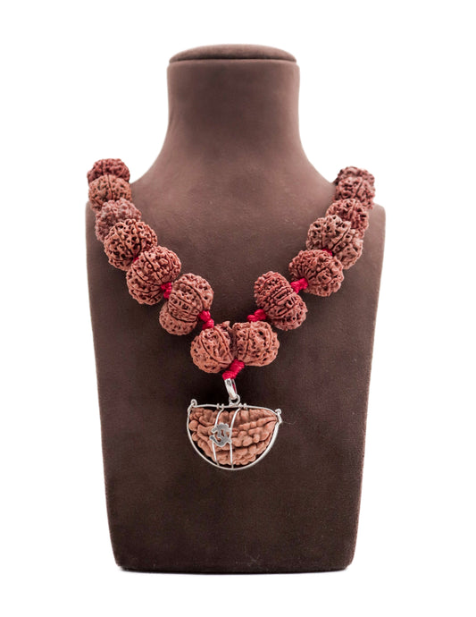 Siddha Mala Rudraksha in Silver | GemRishi